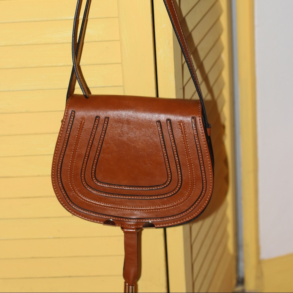 Brown crossbody bag